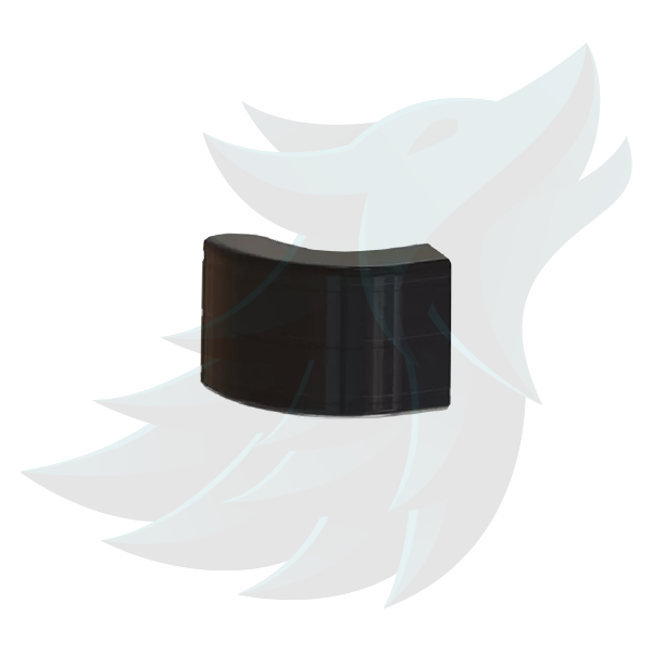 BARİYER BAŞLIĞI OVAL 10.5CM TAPA PLASTİK
